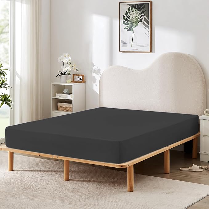 HBHLFZ Twin XL Fitted Sheet Only, Soft Breathable Bottom Sheet by HBHLFZLuxuryHomeLife
