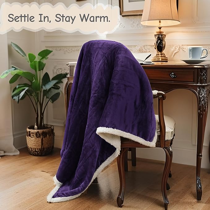 Electric Heated Blanket Queen Size 84"x90", Soft Flannel - Image 9