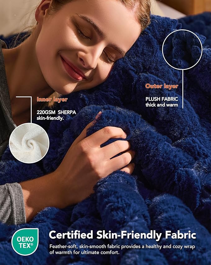 Homemate Electric Heated Throw Blanket - Image 5