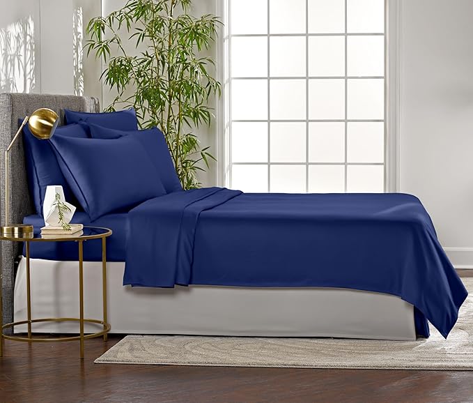 Pure Bamboo California King Sheets, Genuine 100% Organic Viscose Derived from - Image 4