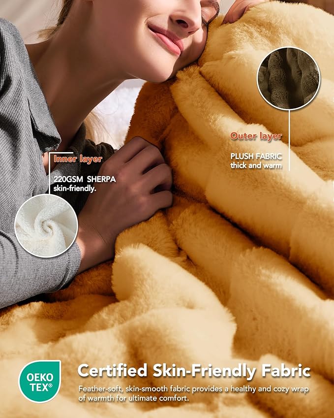 Homemate Heated Blanket Electric Throw - Image 5