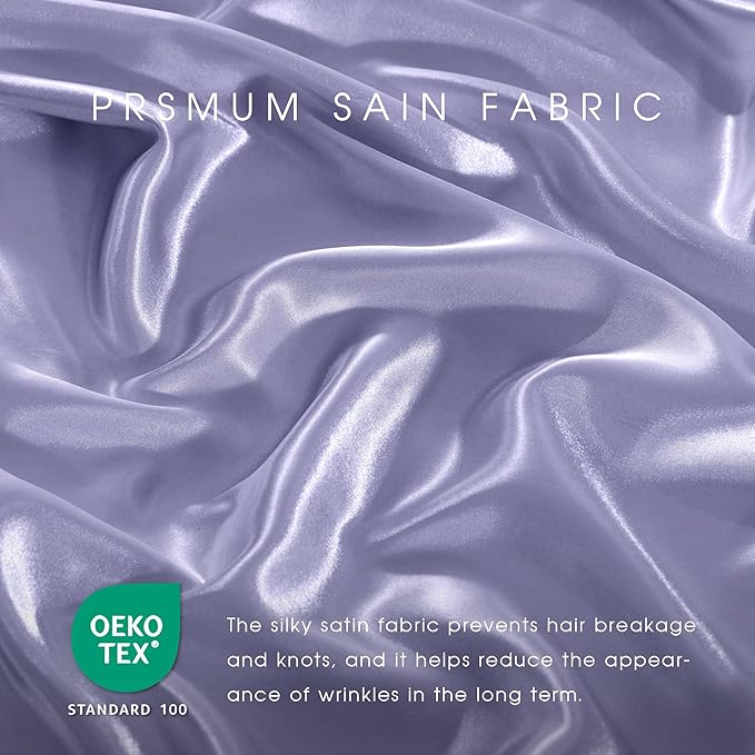 FreshCulture Satin Sheets Twin XL Bed Set - Image 5