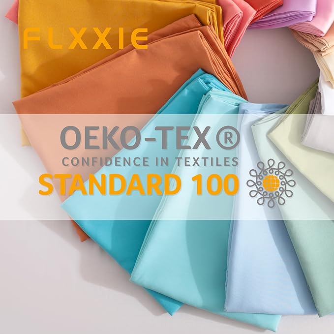 FLXXIE King Pillow Cases Set of 2, Soft Microfiber Pillow Covers - Image 8