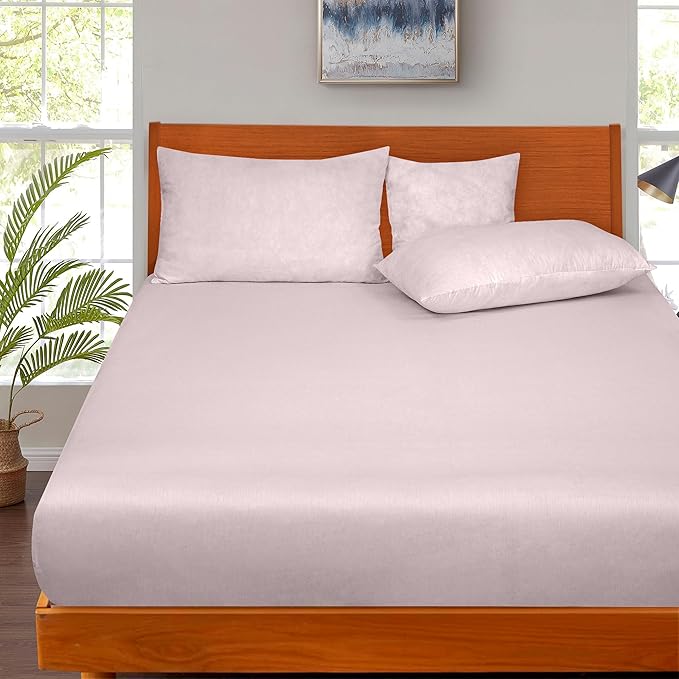 ROYALE LINENS 300 Thread Count 100% Long Staple Combed Cotton Fitted Sheet King - Image 6