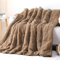 Cottonblue Jacquard Sherpa Weighted Blanket 20lbs by Cottonblue