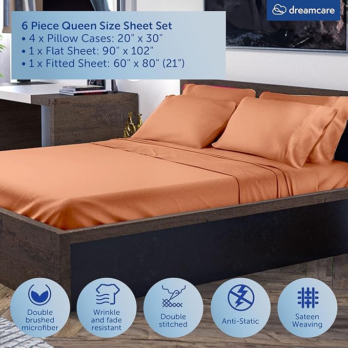 DREAMCARE Queen Sheet Set - Image 6