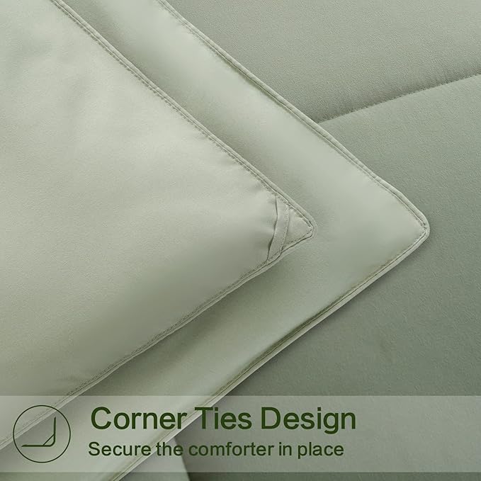 EASELAND King Size Down Alternative Comforter - Image 6