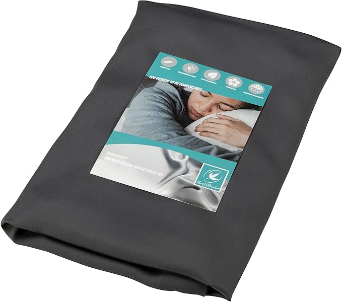 Bamboo Viscose Wedge Pillow Case Cover 24" W x 24" L x 7.5" H, Moisture-Wicking by PLANETOFBAMBOO