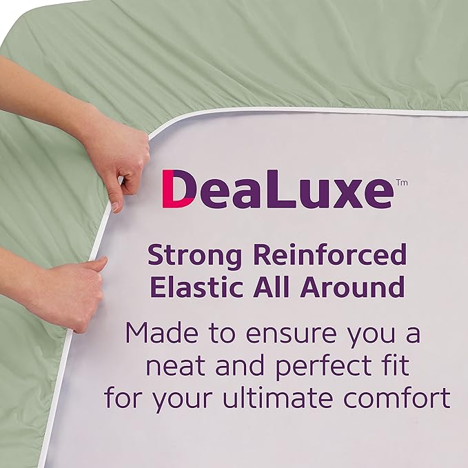 Full Fitted Sheet – Deep Pocket Full Size Fitted Sheets Only Real 16” Fitted - Image 4