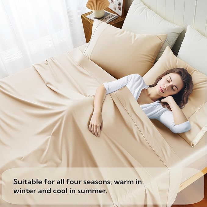 Cotton Flat Sheets Only, 600 TC 100% Cotton Flat Sheet Top Sheet Only, Cal King - Image 7