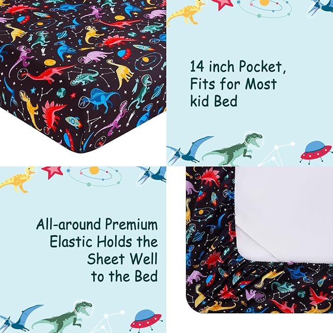 lasoftan Kids Sheet Set Twin Size, Twin Sheet Set - Image 4