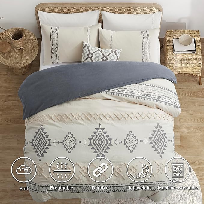 Oli Anderson Boho Duvet Cover Set Twin Size, Durable and Super Soft Duvet Covers - Image 6
