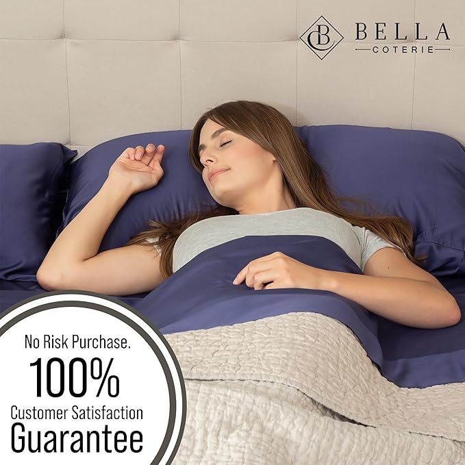 Bella Coterie | Luxury Bamboo Viscose Standard Size Pillowcase Set | 100% - Image 5