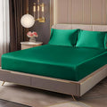 BEDELITE Satin Fitted Sheet and Pillowcase Set, Luxury Soft Similar to Silk by BEDELITE