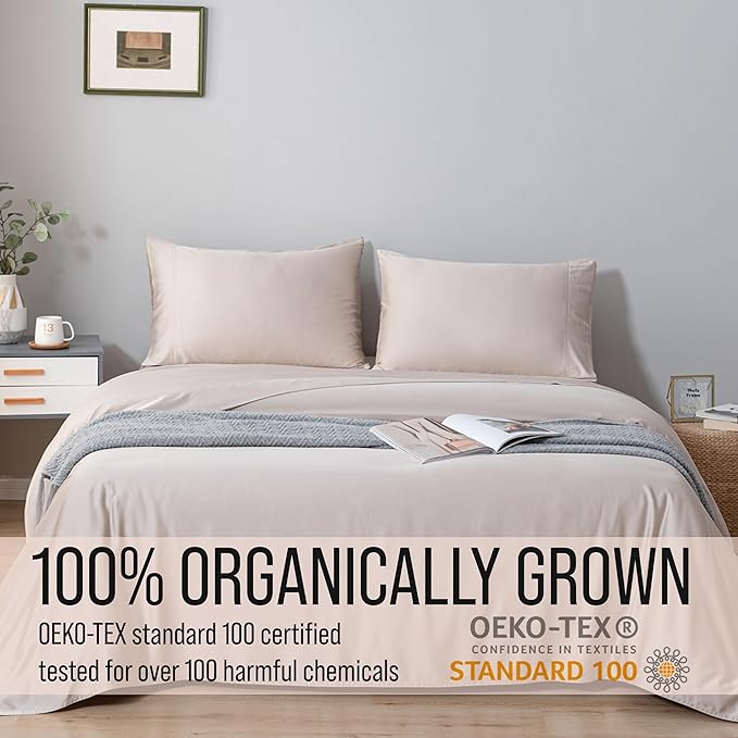Bella Coterie Cal King Size Fitted Sheet Only | Luxury Bamboo Viscose | 100% - Image 4