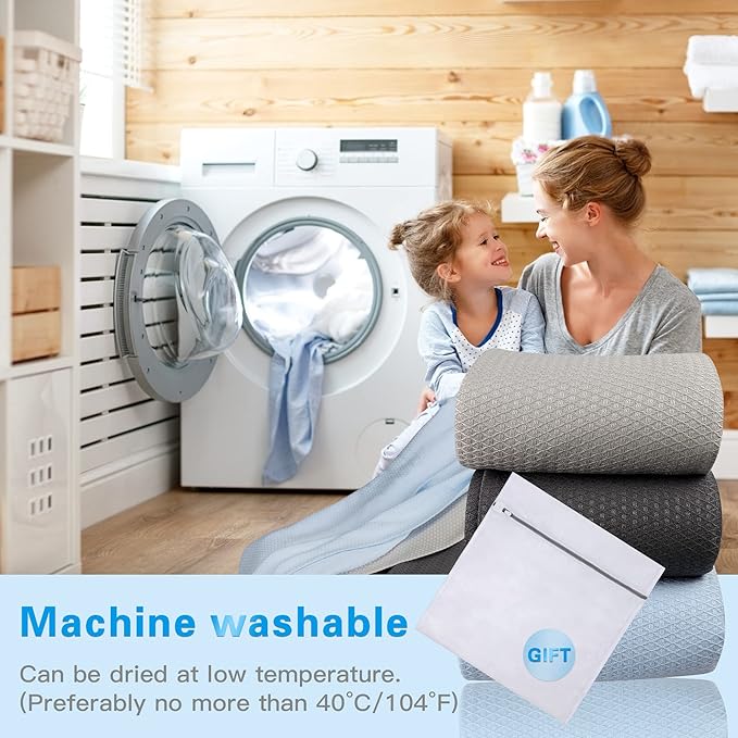 AmyHomie Cooling Blanket King Size, 100% Rayon Derived from Bamboo, Cool Summer - Image 6