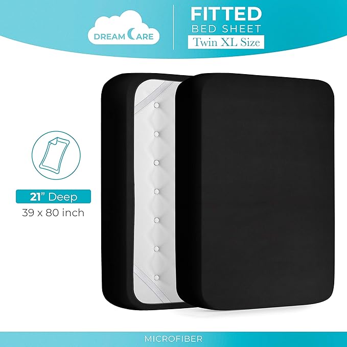 DREAMCARE Twin XL Fitted Sheet - Image 4