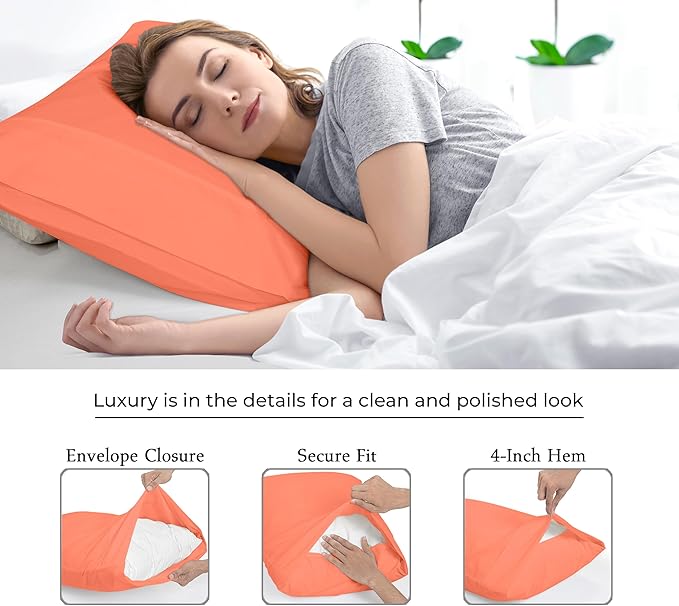 Royale Linens Standard Pillowcase Set of 2 - Image 7