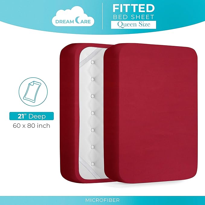 DREAMCARE Queen Fitted Sheet - Image 4