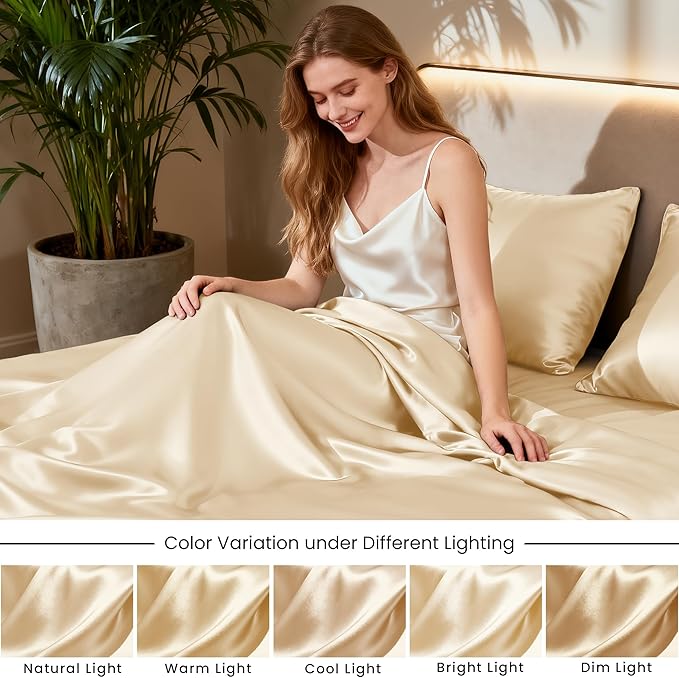Love's cabin Satin Queen Sheets Set - Image 7