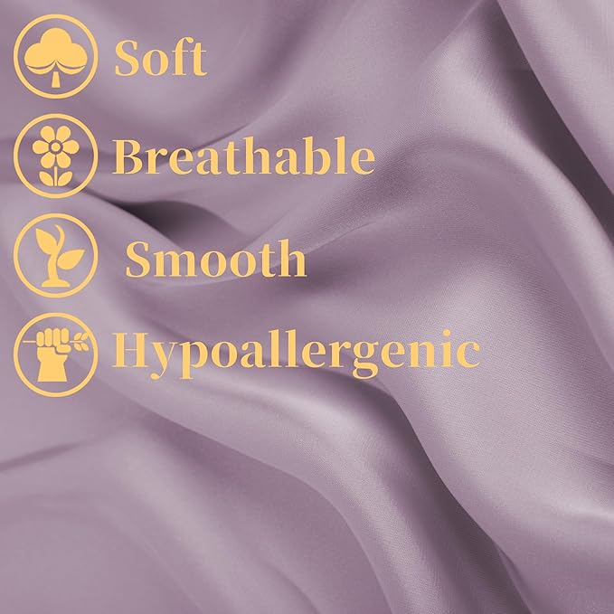 100% Mulberry Silk Pillowcase for Hair and Skin, - Image 4