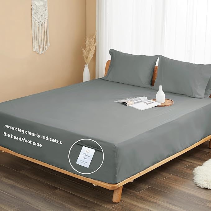Sunflower King Fitted Sheet, 1-Piece Extra Deep Pocket Fitted Bottom Sheet 19" - Image 7