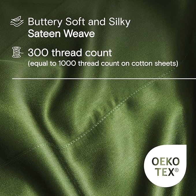 DOZ Sheet Set, 100% Viscose derived from Bamboo, Organically Grown, Buttery Soft - Image 3