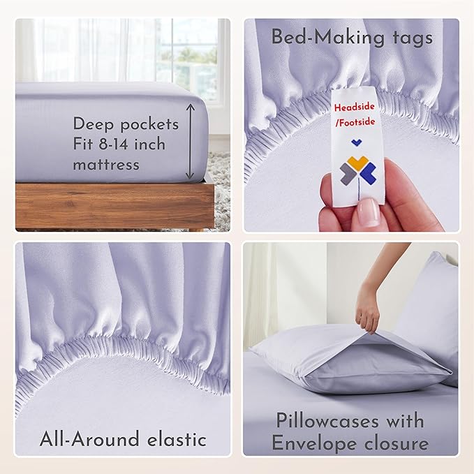 California Design Den Queen Sheet Set Deep Pocket - Image 5