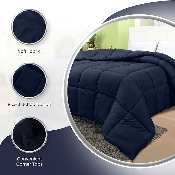 Utopia Bedding Comforters Twin Size, All Season Duvet Insert, Down Alternative - Image 6
