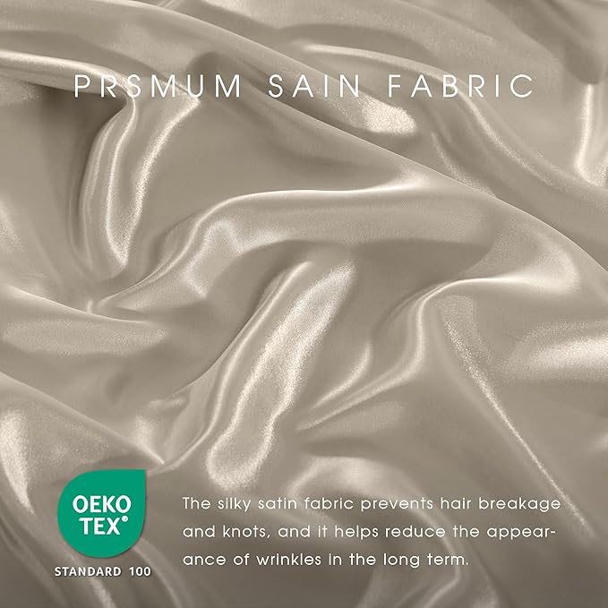 FreshCulture Satin Sheets Twin XL Bed Set - Image 5