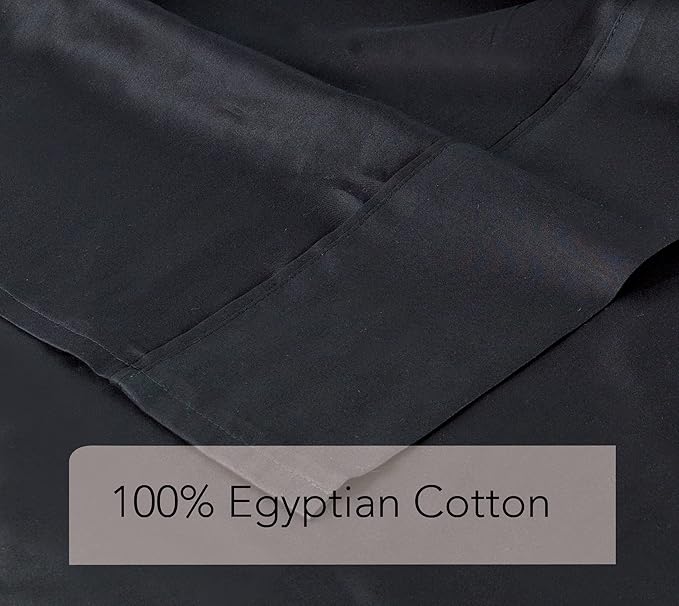 Flat Sheet Only 2 Pack, Full Size 400 Thread Count 100% Egyptian Cotton Flat - Image 3