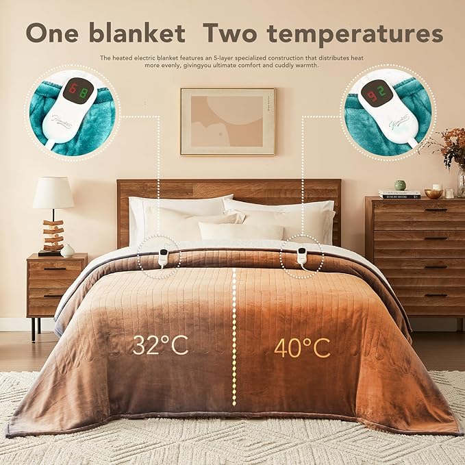 Homemate Electric Heated Blanket Queen - Image 6