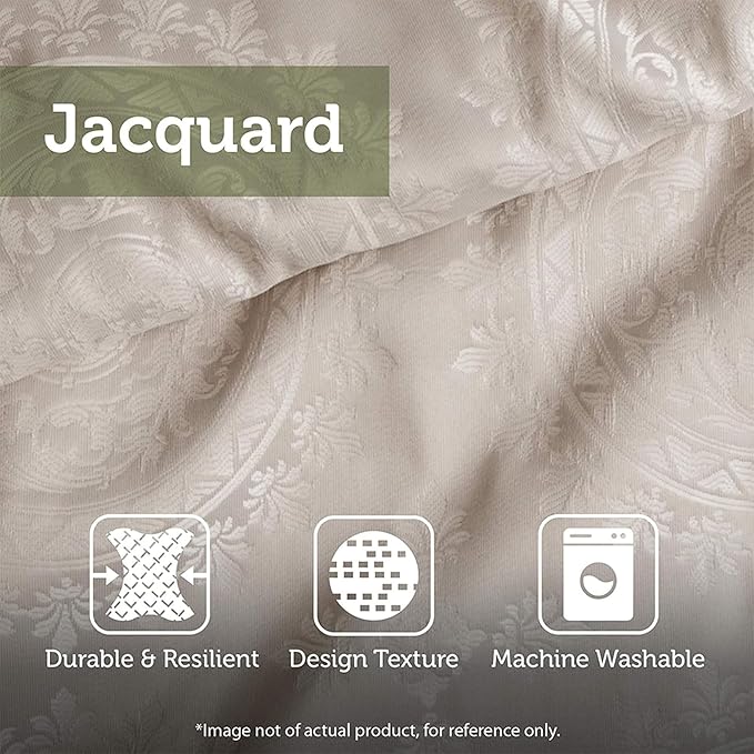 Madison Park Quilt Set Luxurious Jacquard Stripes Design - Image 7