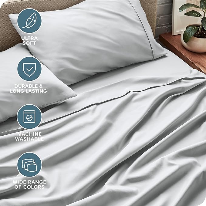 Bare Home Split King Sheet Set - Image 5