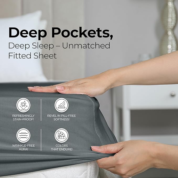 Utopia Bedding Twin Fitted Sheet - Image 4