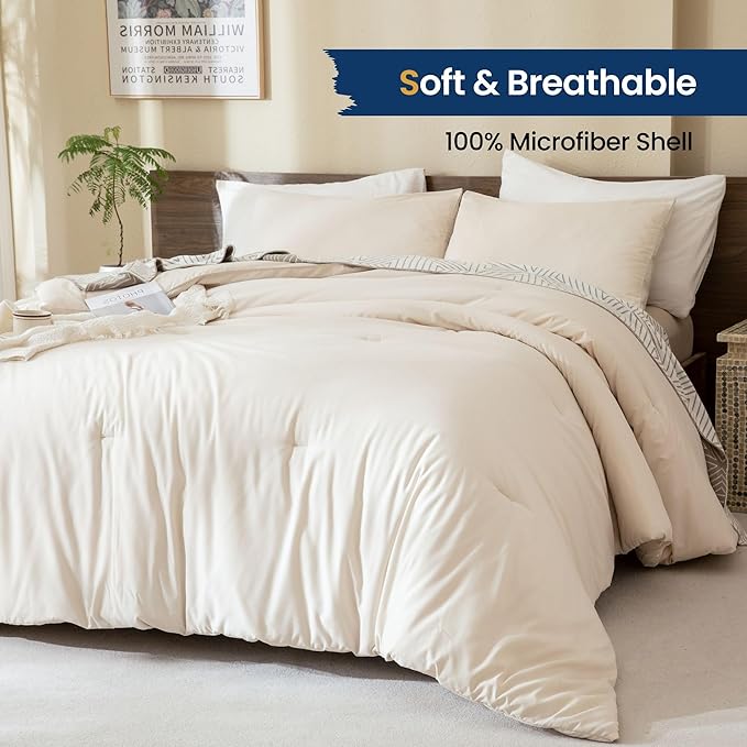 Paxrac Beige Comforter and Pillowcase - Image 2