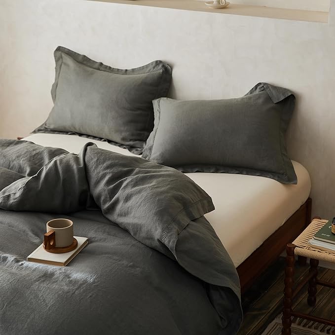 Simple&Opulence 100% Linen Duvet Cover Set - Image 8
