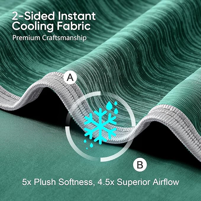 KMUSET Cooling Blanket Throw, Double Sided Summer Cooling Blankets - Image 3