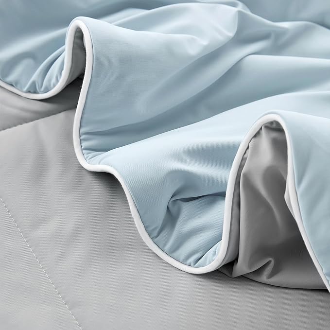 Cozy Bliss Cooling Comforter Twin Size, Cooling Blankets - Image 8