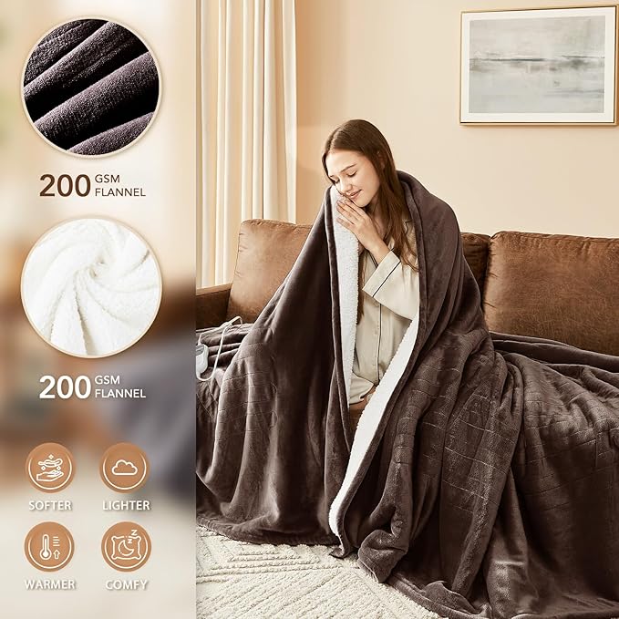 Homemate Electric Heated Blanket King - Image 3