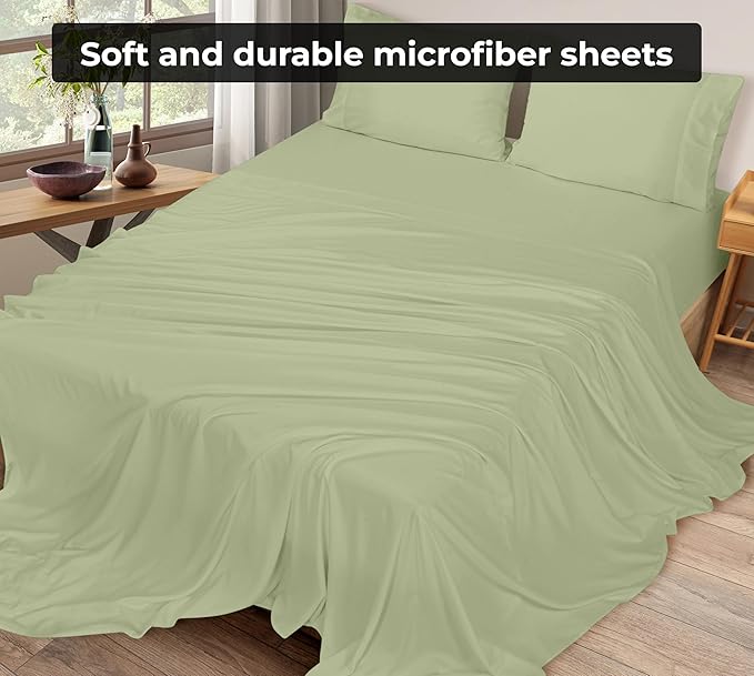 Royale Linens Queen Flat Sheet - Image 4
