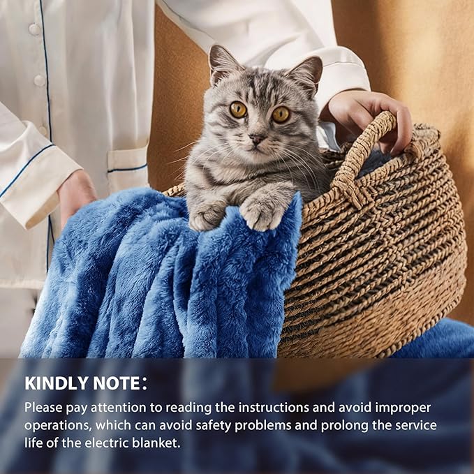 Homemate Electric Heated Blanket Queen Size - Image 6