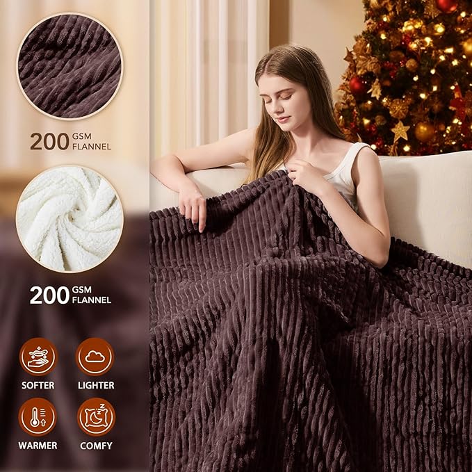Homemate Heated Blanket Electric Throw - Image 2