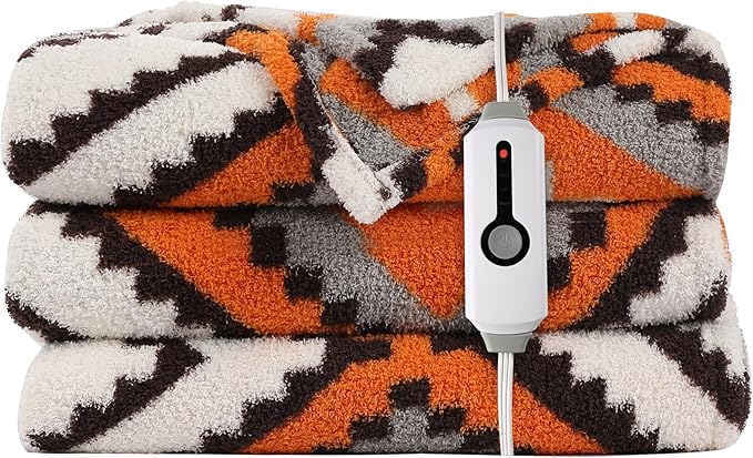 LaffyLo Heated Throw Blanket 50 x 60, Fast Heating Electric Blanket, Dual-Sided - Image 7