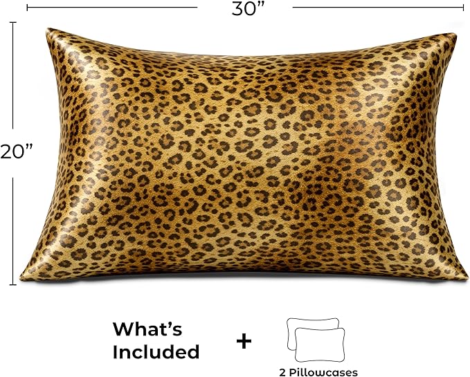 Pure Bedding Satin Pillowcase 2 Pack - Image 2