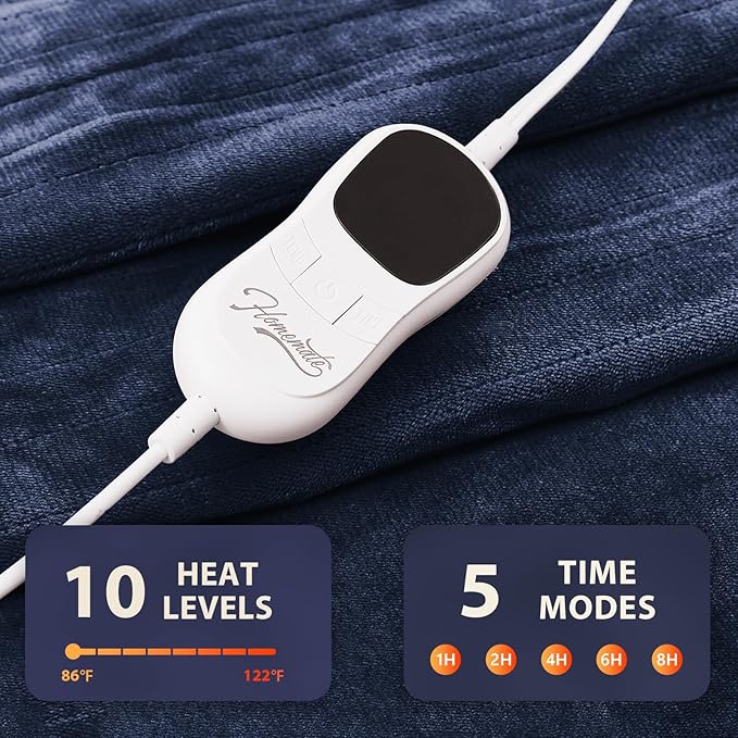 Homemate Electric Heated Blanket King Size - Image 4