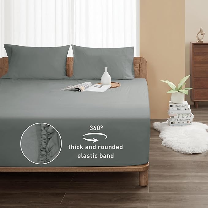 Sunflower Queen Fitted Sheet, 1-Piece Extra Deep Pocket Fitted Bottom Sheet 22" - Image 2