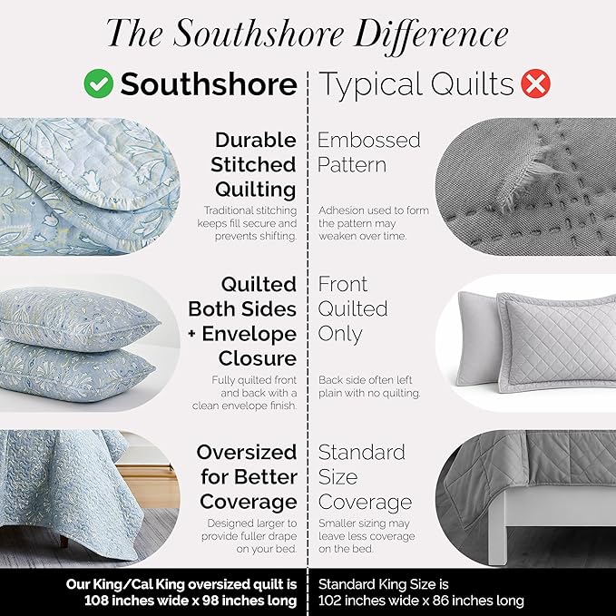 Southshore Fine Living, Inc. Boho Quilt Set, Lightweight Bedspread - Image 4