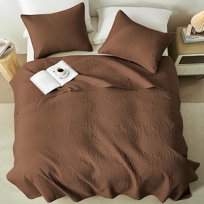 akkialla Full/Queen Quilt Bedding Set, Lightweight Soft Bedspread Coverlet - Image 3