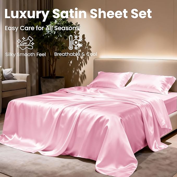 Love's cabin Satin King Sheet Sets - Image 8